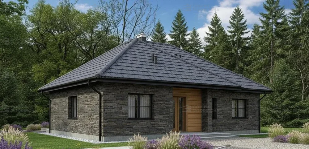 Проект Одноэтажный дом 14 на 11, 109 м2