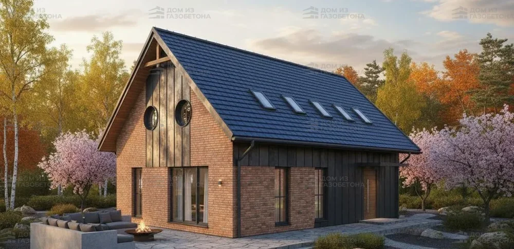 Проект Двухэтажный дом 10 на 15, 125 м2