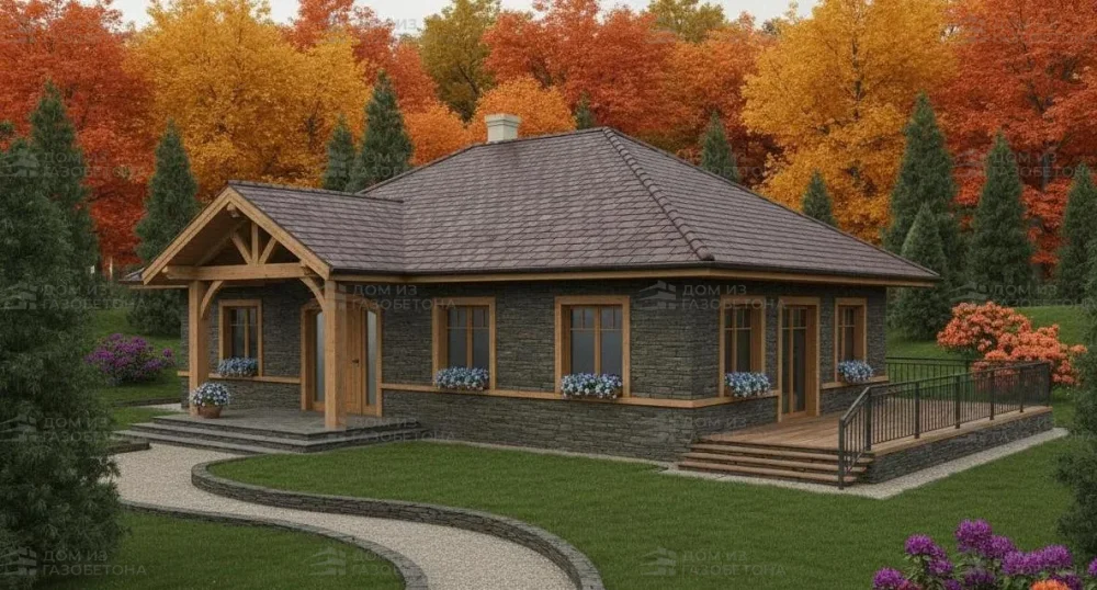 Проект Двухэтажный дом 18 на 13, 211 м2