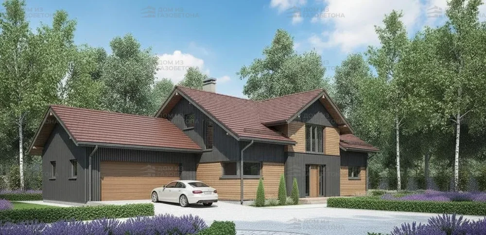 Проект Двухэтажный дом 22 на 11, 199 м2