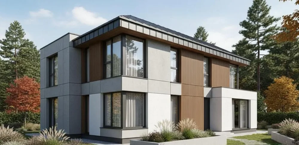 Проект Двухэтажный дом 8 на 11, 150 м2