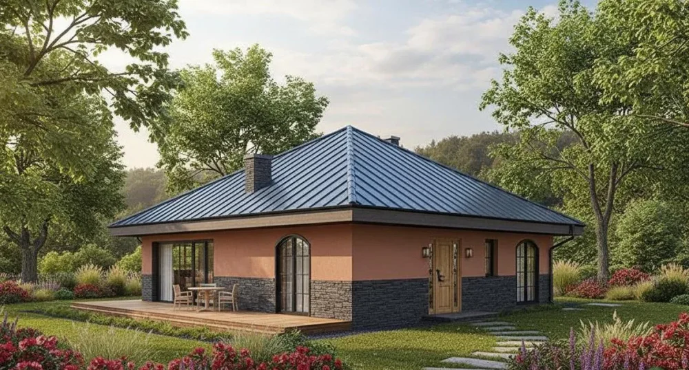 Проект Двухэтажный дом 12 на 12, 168 м2