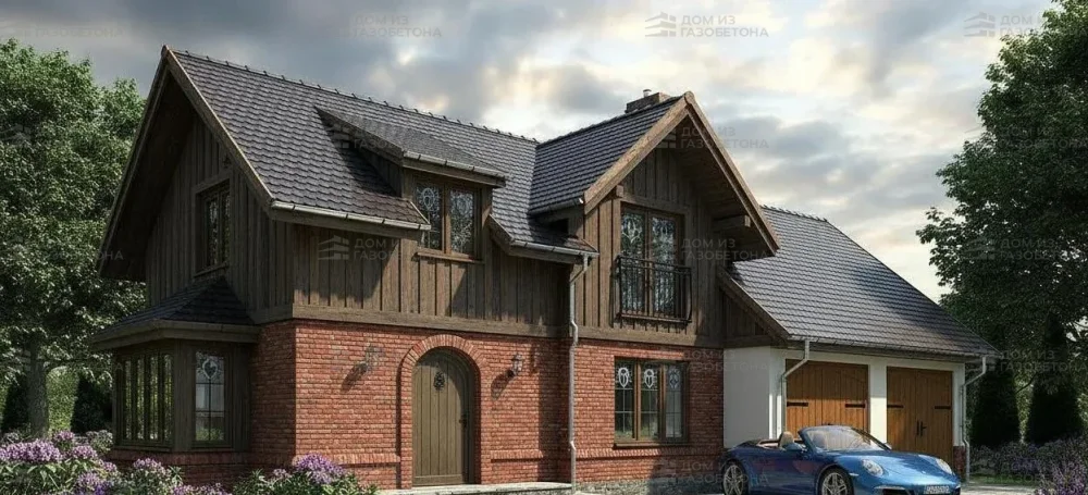 Проект Двухэтажный дом 13 на 15, 195 м2